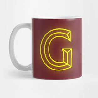 Letter G Letter Art Mug